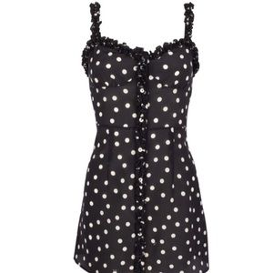 Realisation Par inspired black polka dot dress ❤️